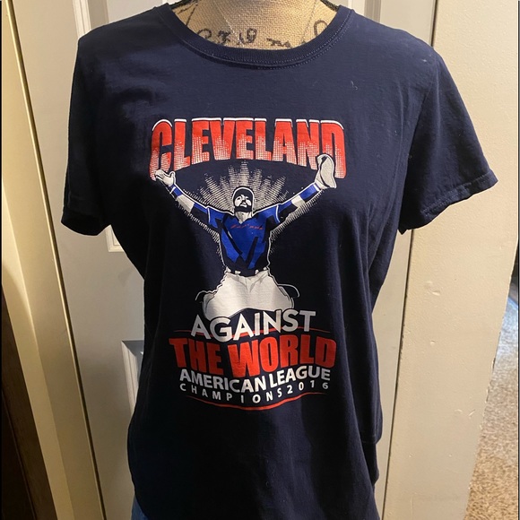 cleveland indians american league champions t shirt